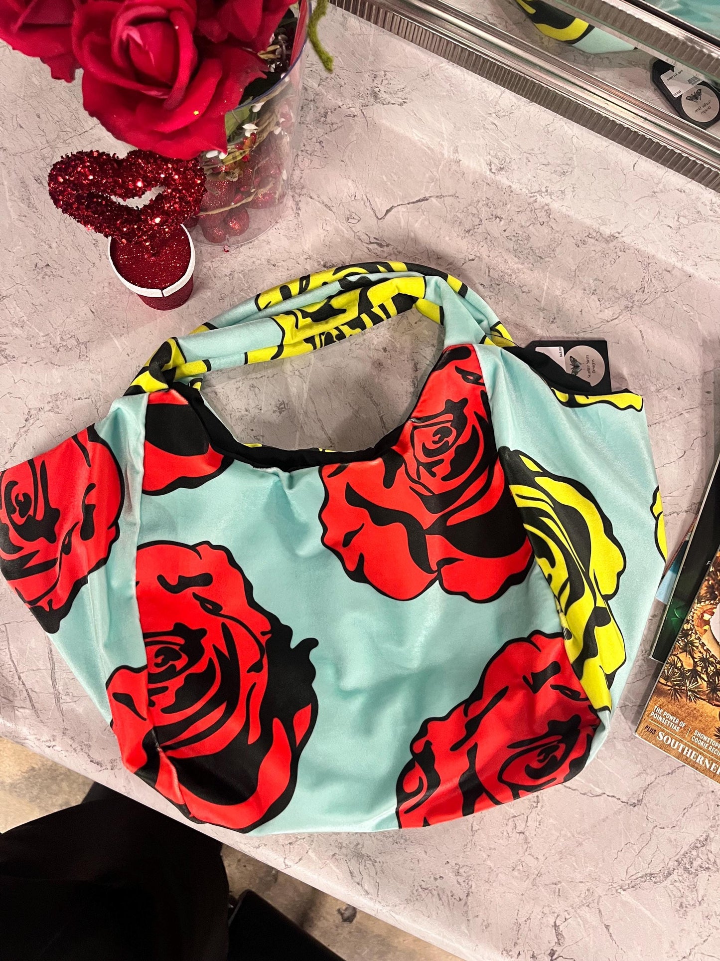 Velvet Shoulder Bag/Hobo