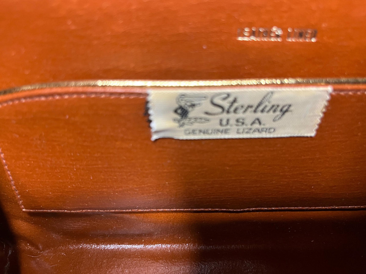 Genuine Lizard VTG handbag from Sterling