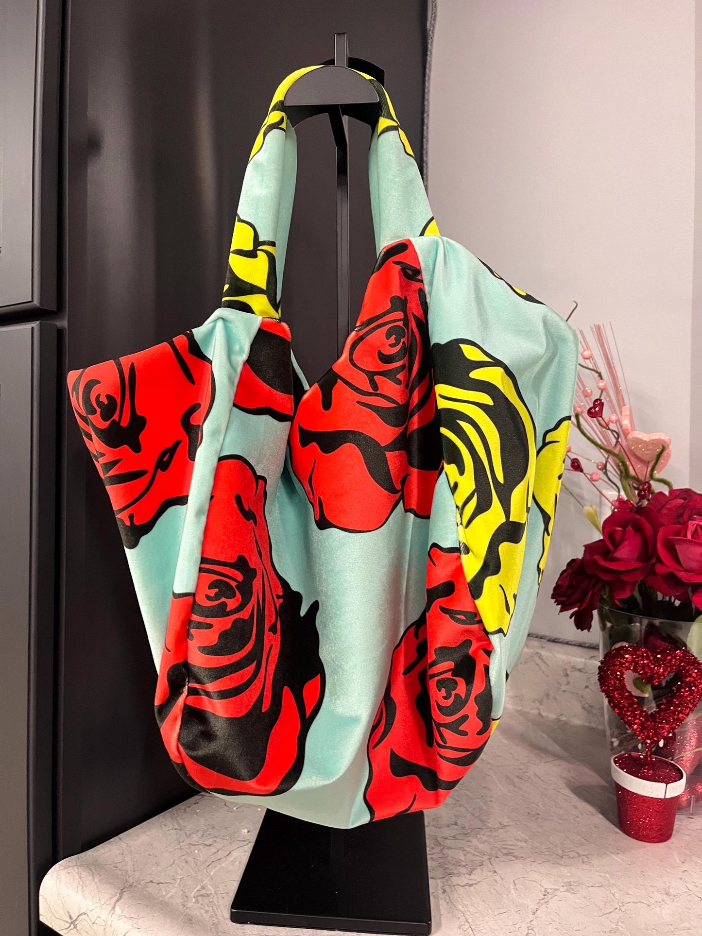 Velvet Shoulder Bag/Hobo