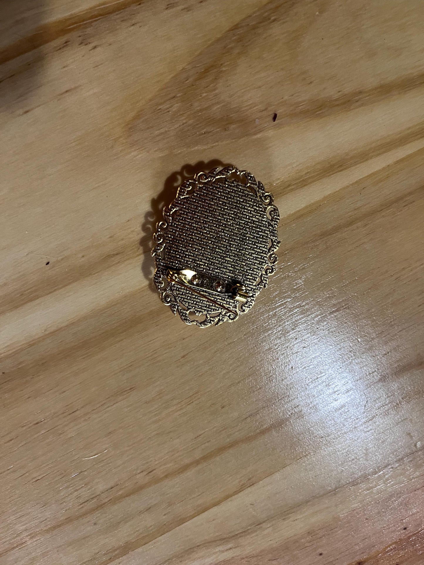 Fancy cat brooch