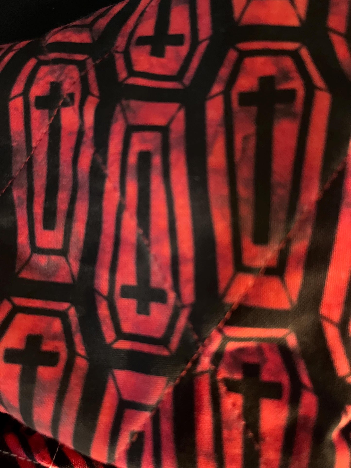 coffin print make up bags(pair)