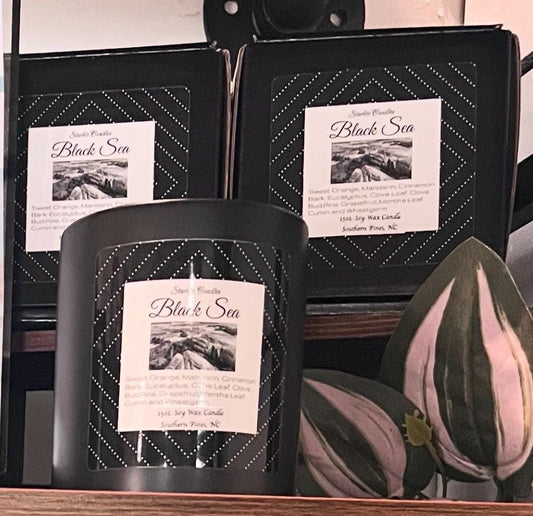15oz Black Sea Soy Wax Candle