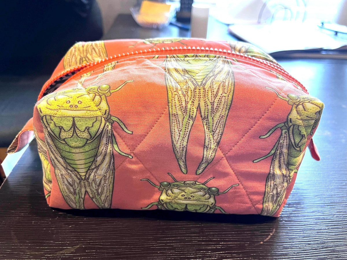 Cicada theme make up bag
