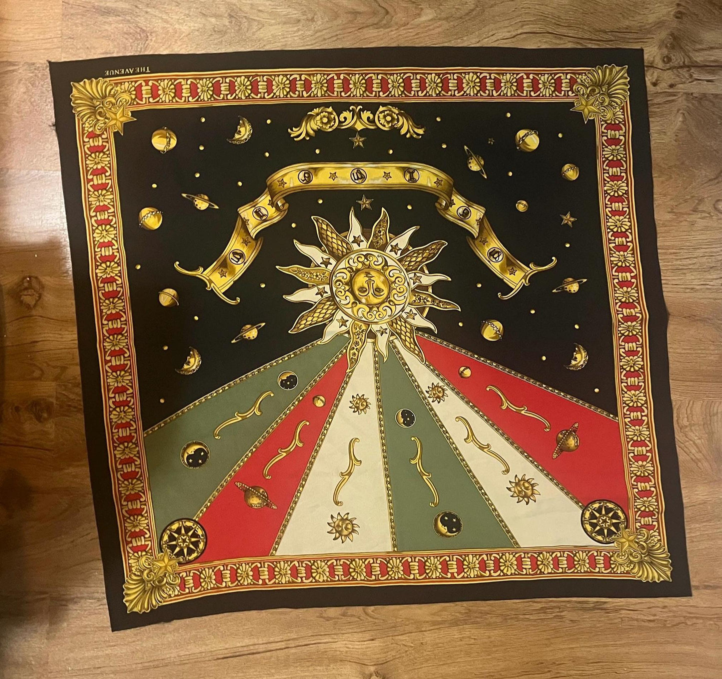 1990’s Astral scene with Sun scarf