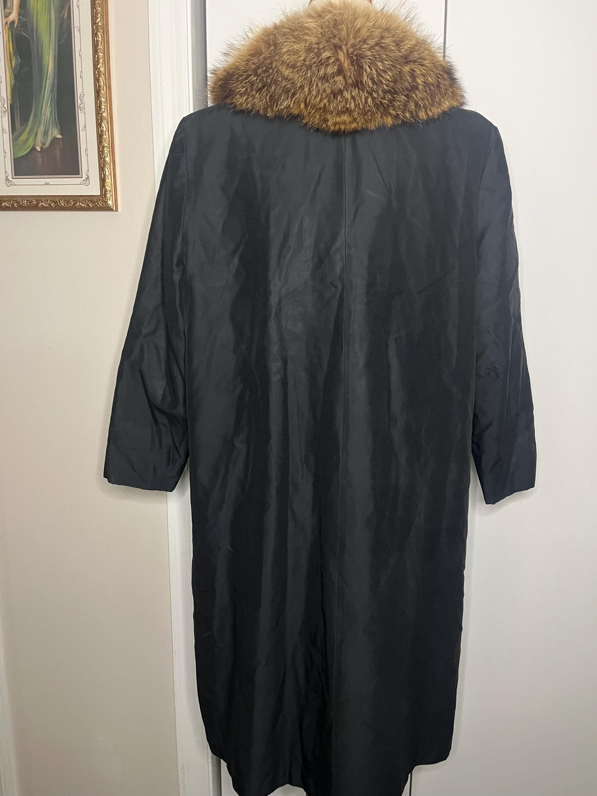 Vintage 1960’s Jacket with fur collar S