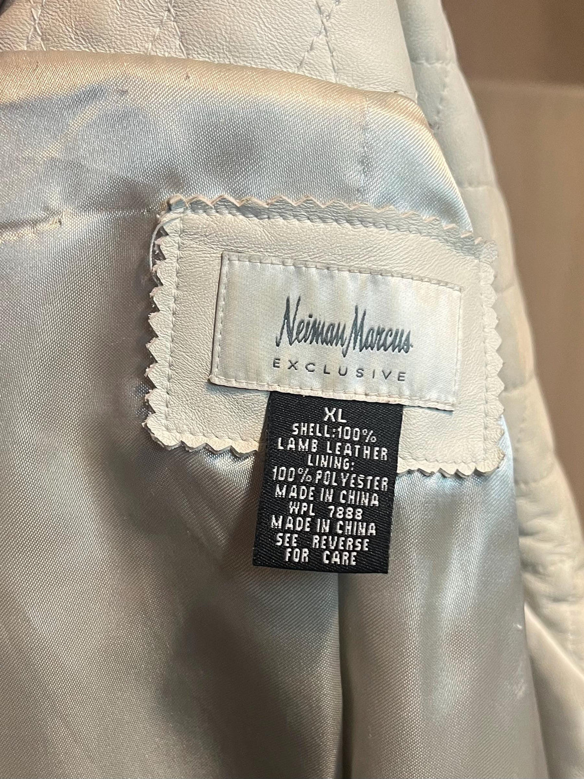 Lamb skin jacket by Neiman Marcus XL