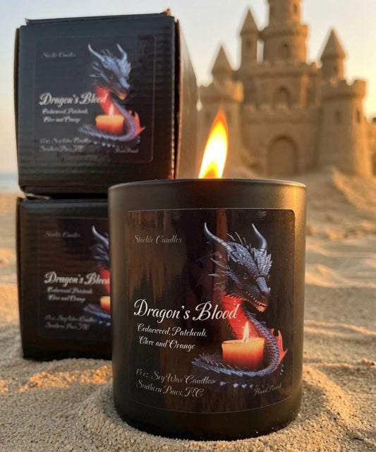 15 Oz Soy Wax candle Dragon’s Blood