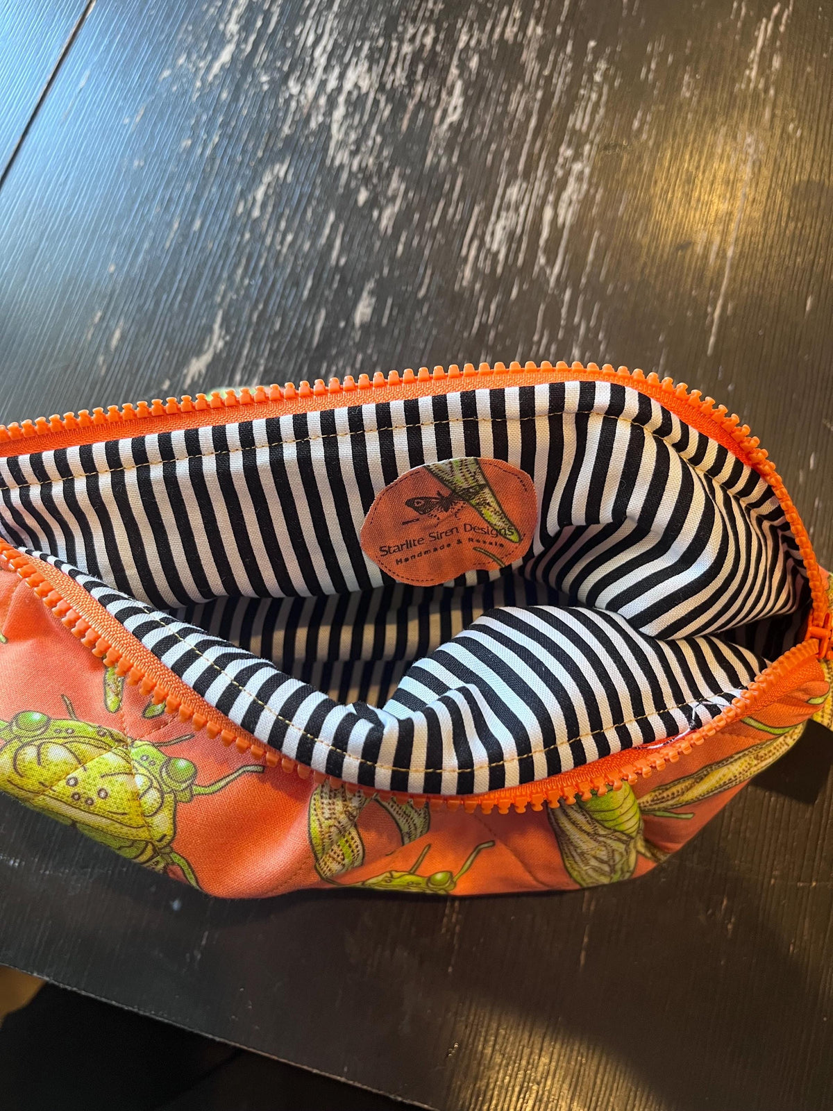 Cicada theme make up bag