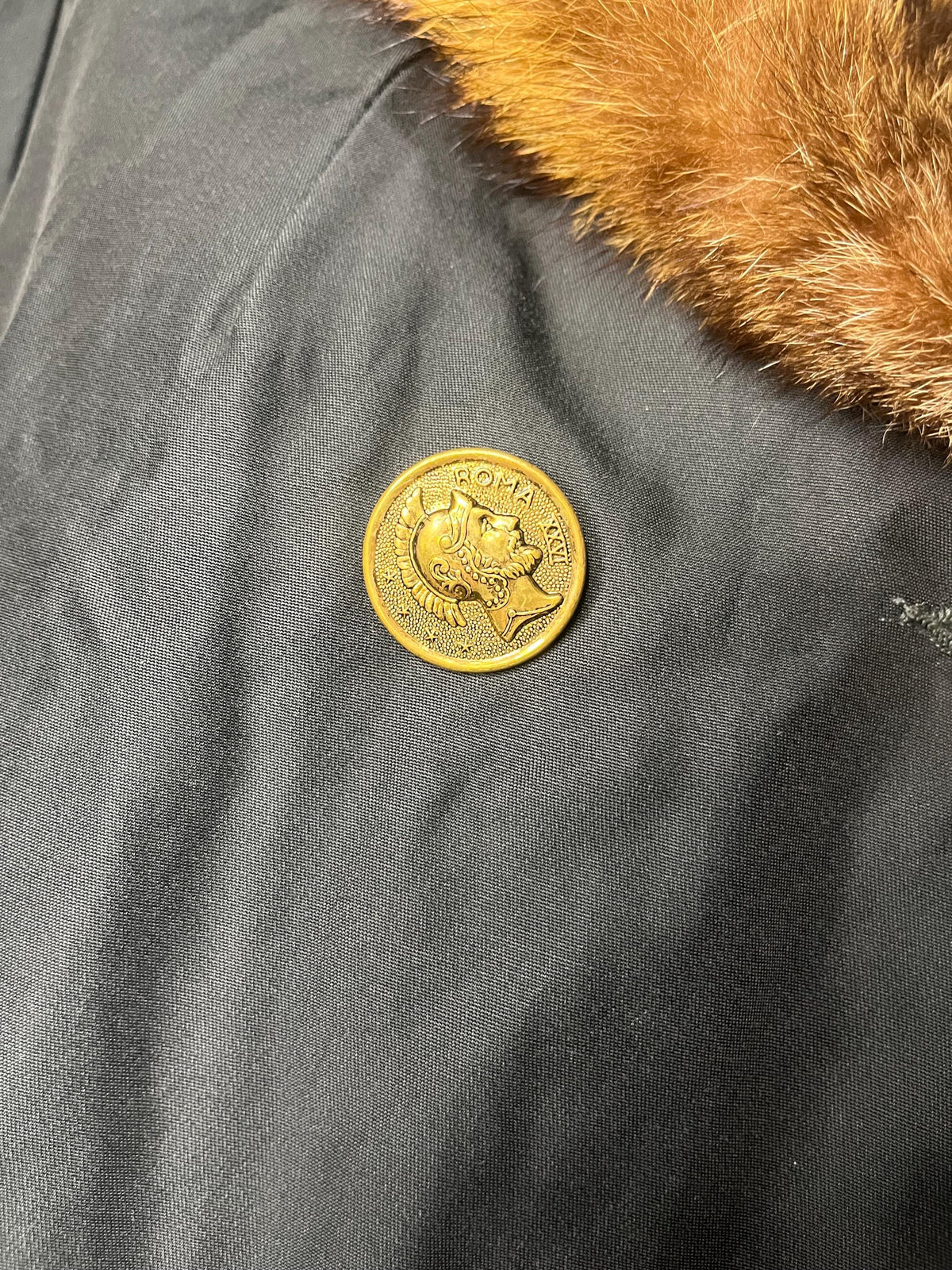 Vintage 1960’s Jacket with fur collar S