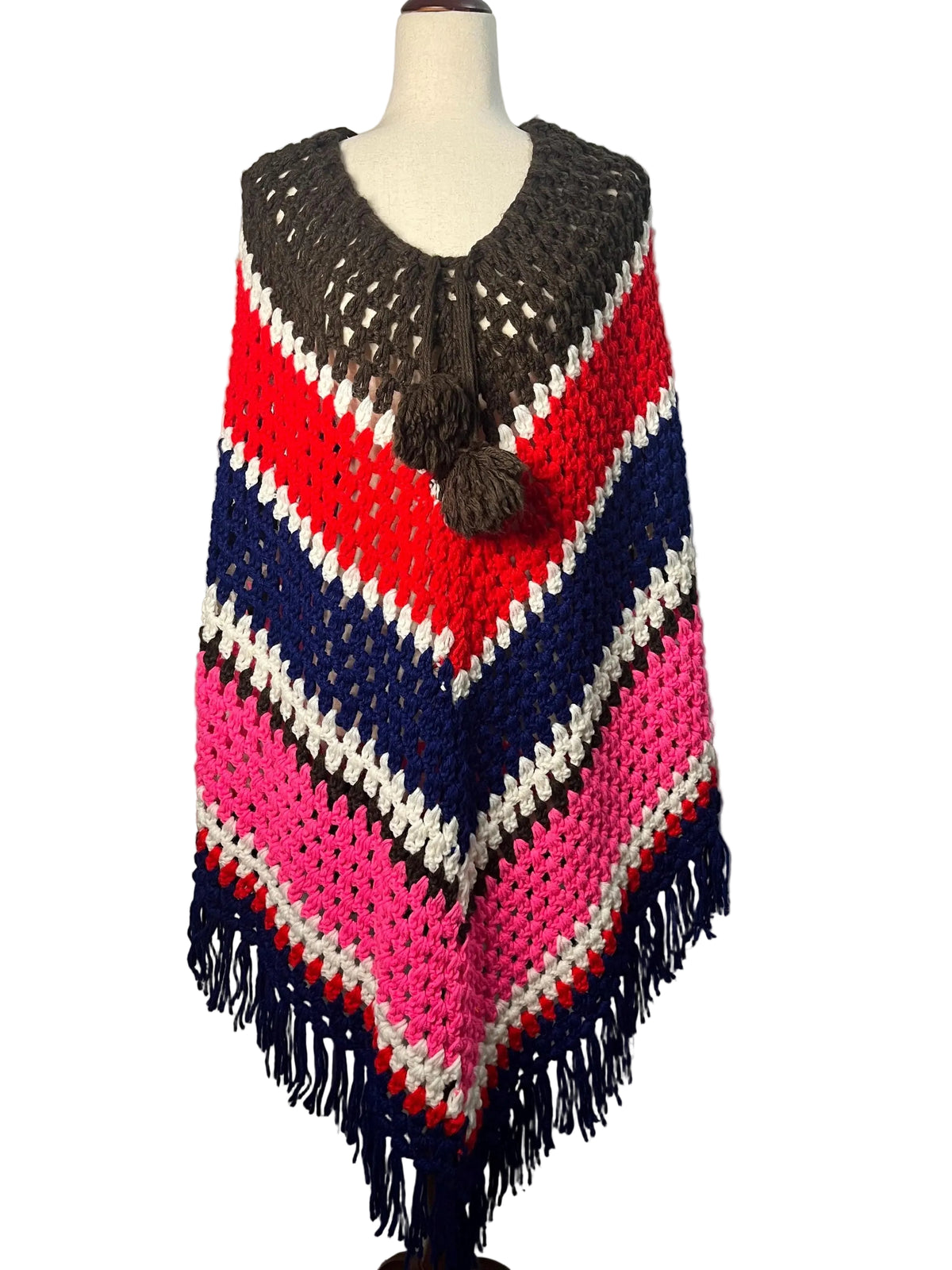 Vintage crochet Poncho