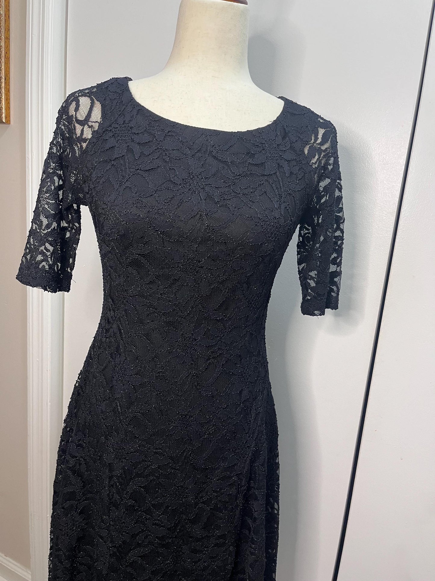 Vintage 1990’s  lace stretch Dress / 4