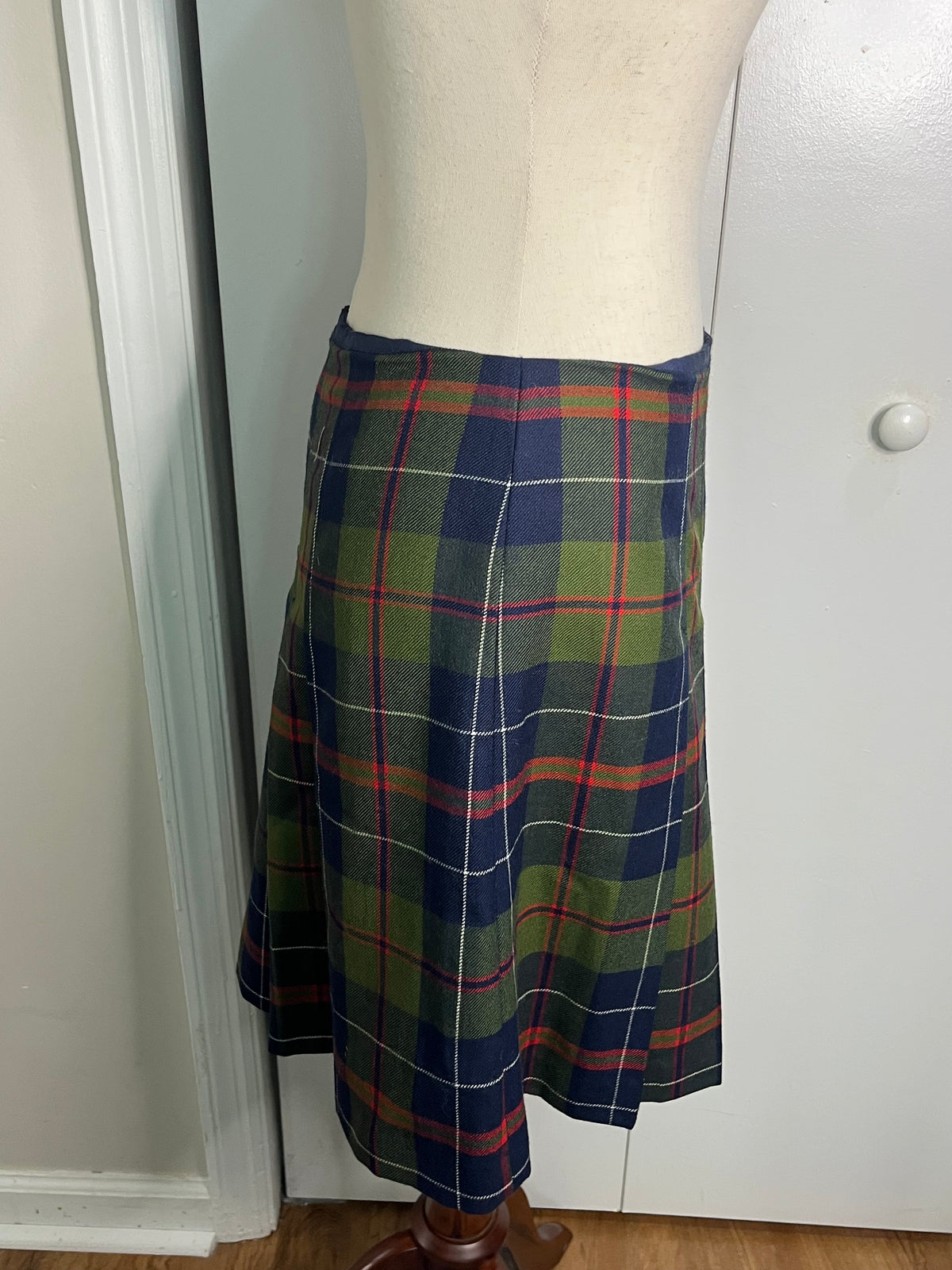Wool Plaid skirt by J.Crew