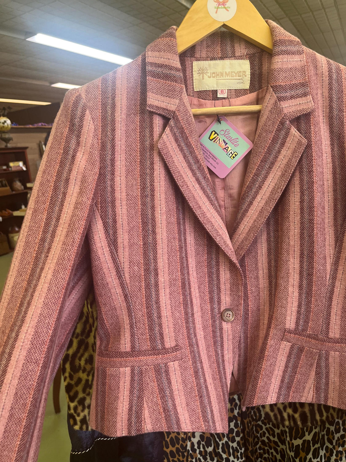 Wool vintage coat by John Meyer 8