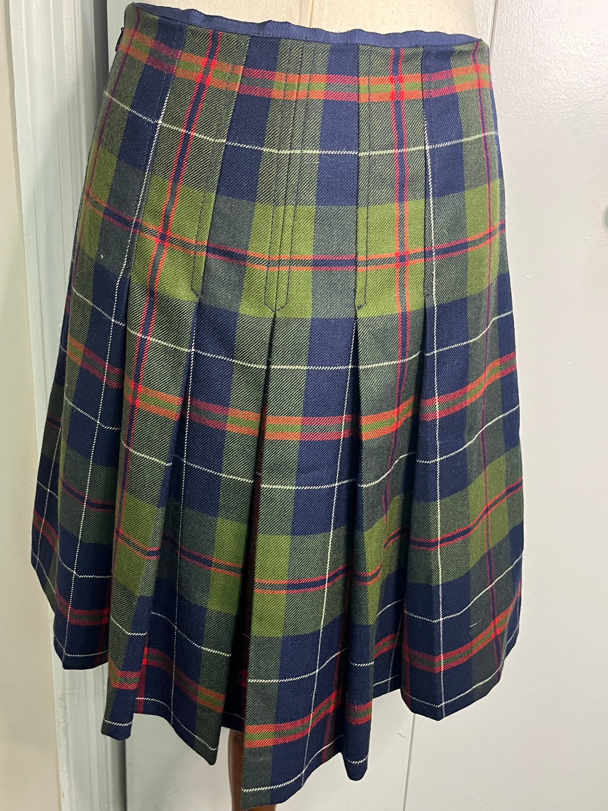 Wool Plaid skirt by J.Crew