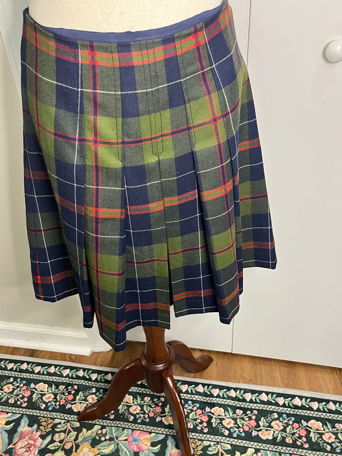 Wool Plaid skirt by J.Crew