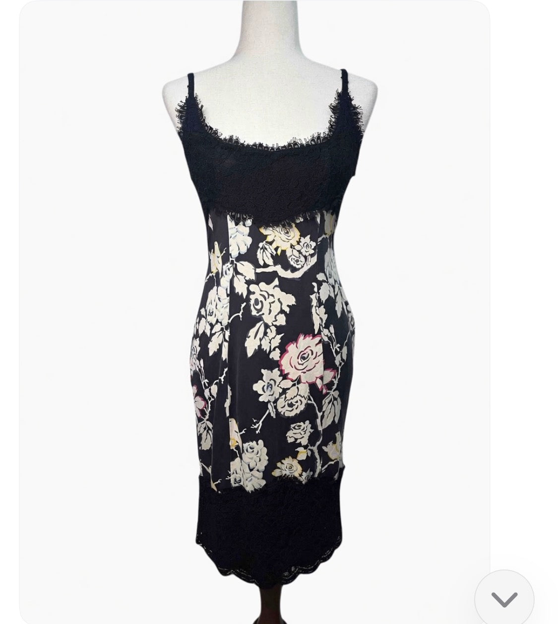 Silk & Lace Dress by Diane Von Furstenberg