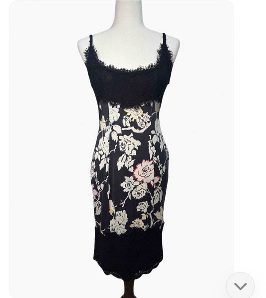 Silk & Lace Dress by Diane Von Furstenberg