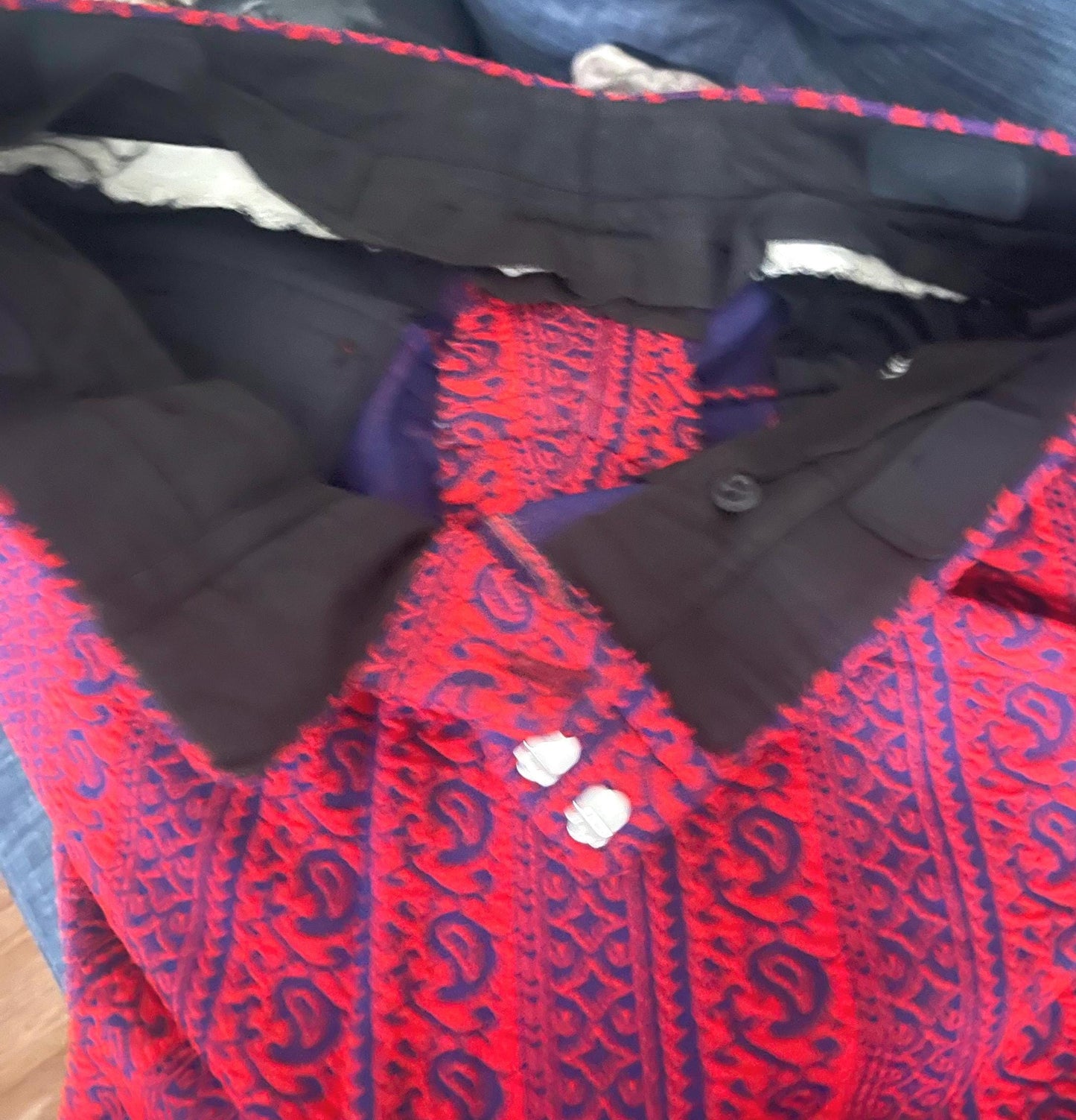 Men’s Vintage polyester  pants/MOD