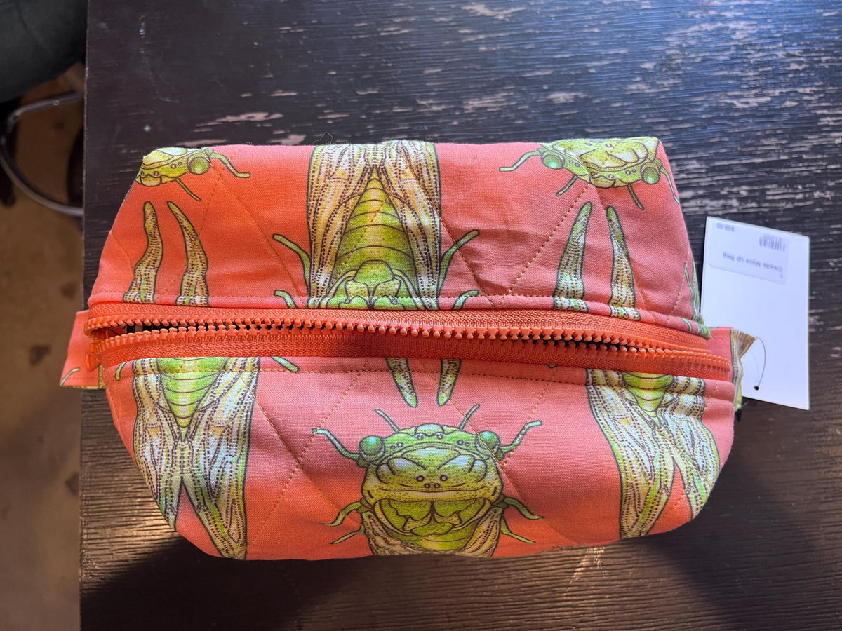 Cicada theme make up bag