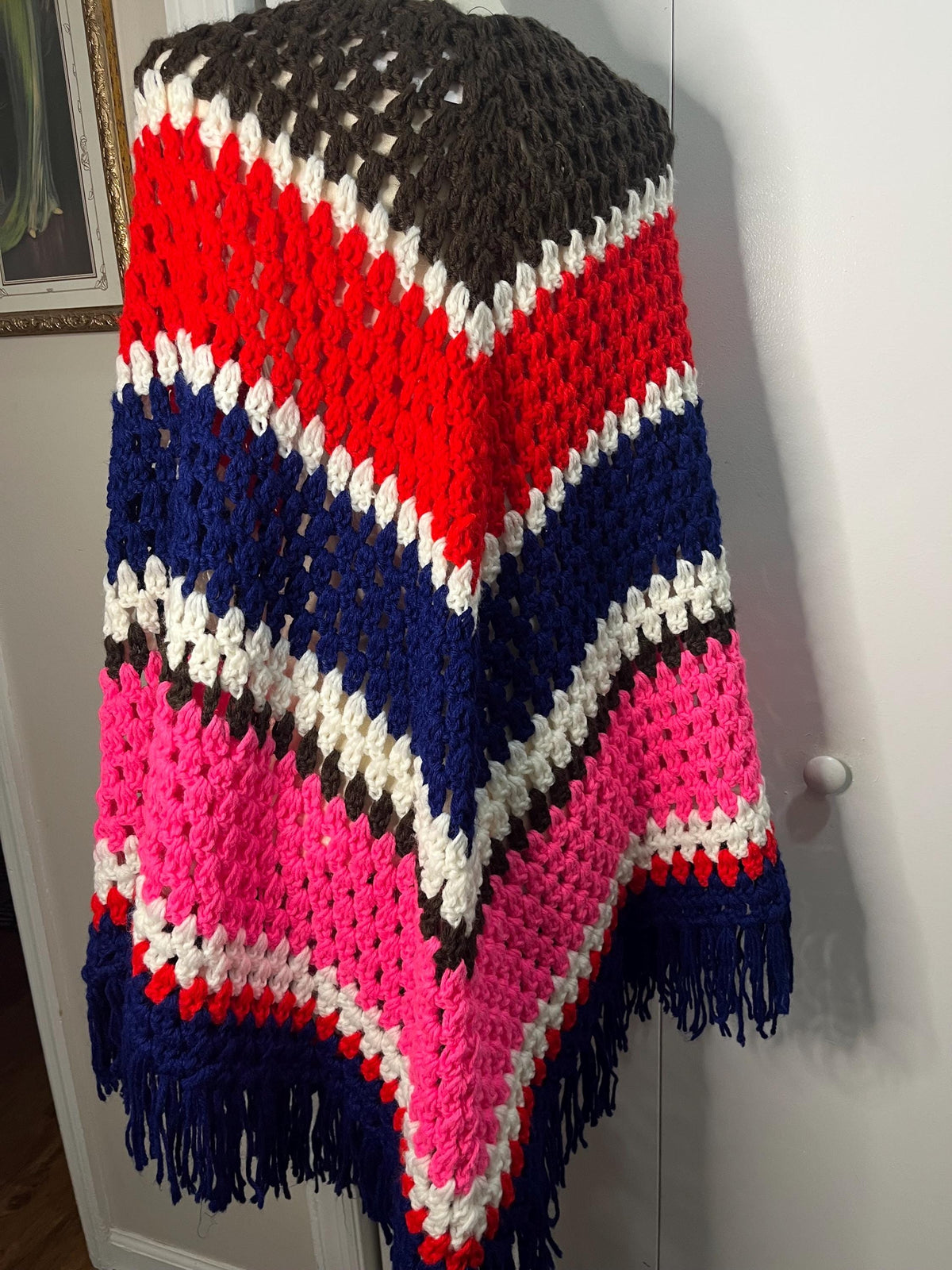 Vintage crochet Poncho