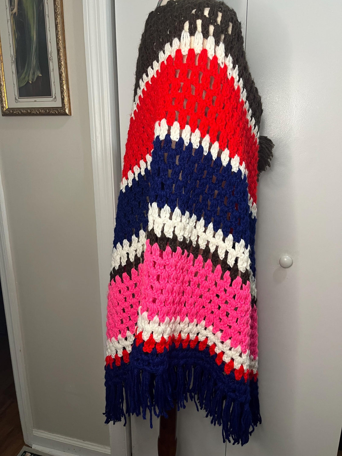 Vintage crochet Poncho