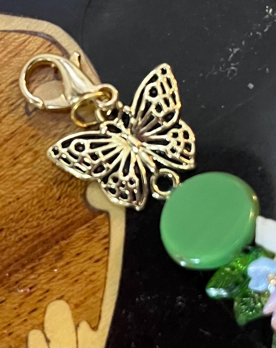 Beaded Acrylic flower necklace
