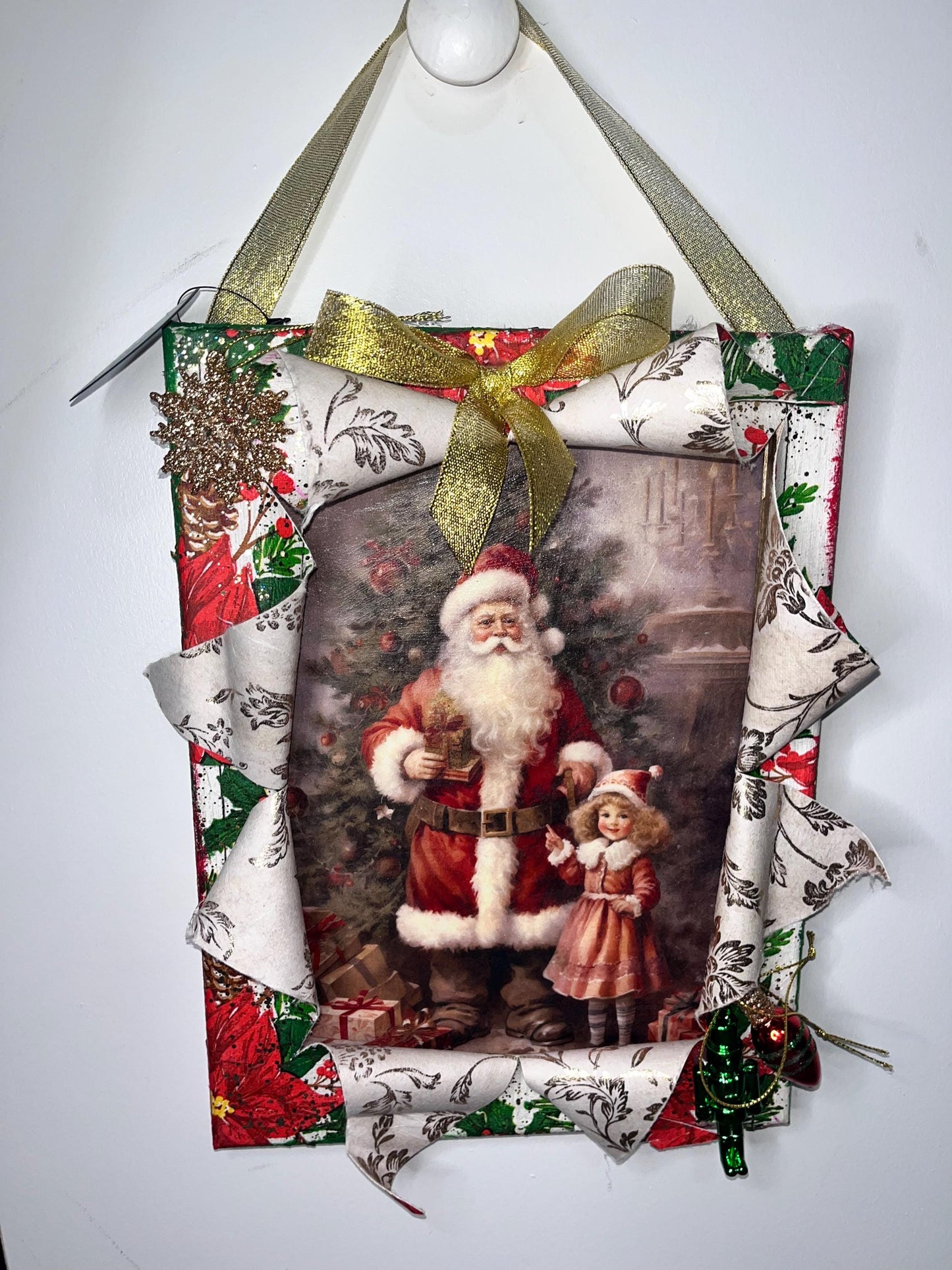 Busted Canvas Art Santa