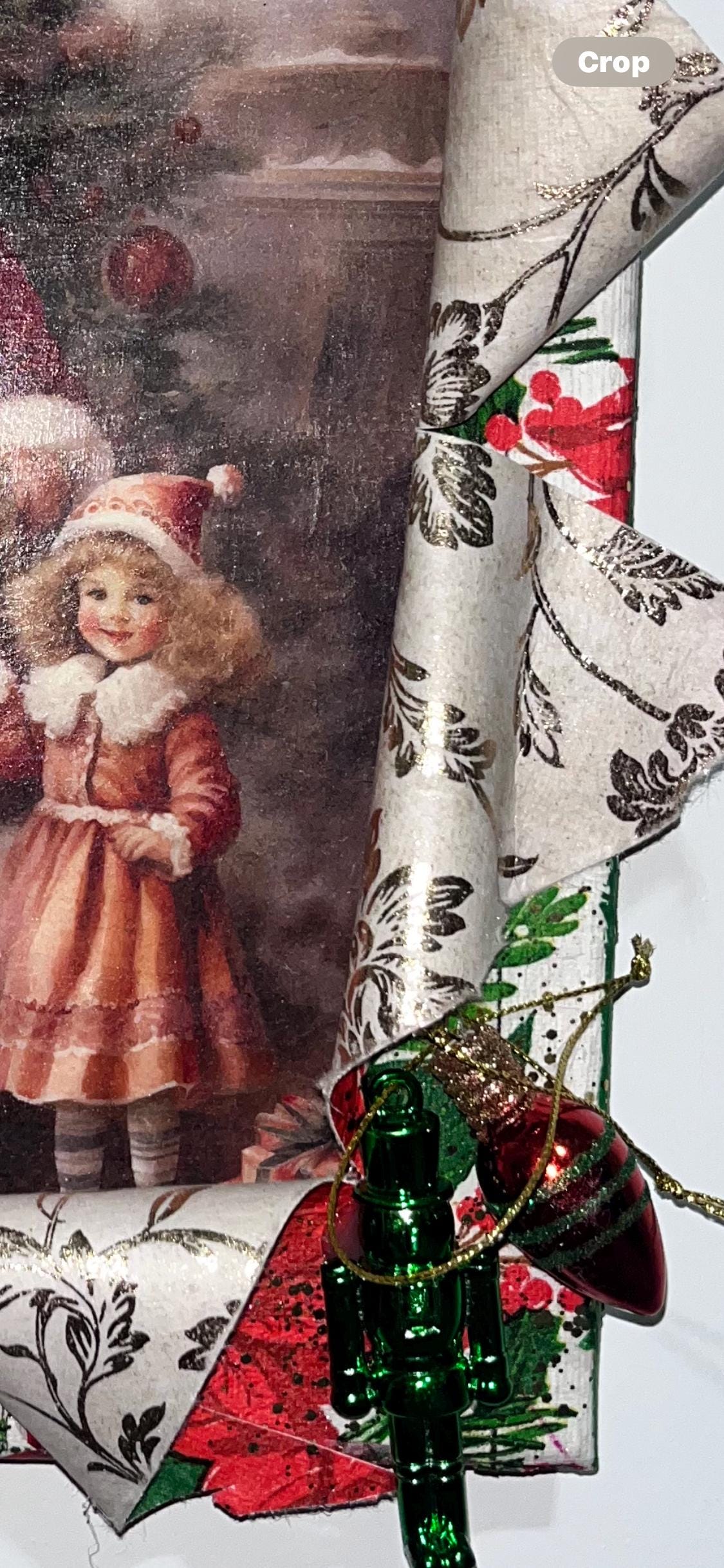 Busted Canvas Art Santa