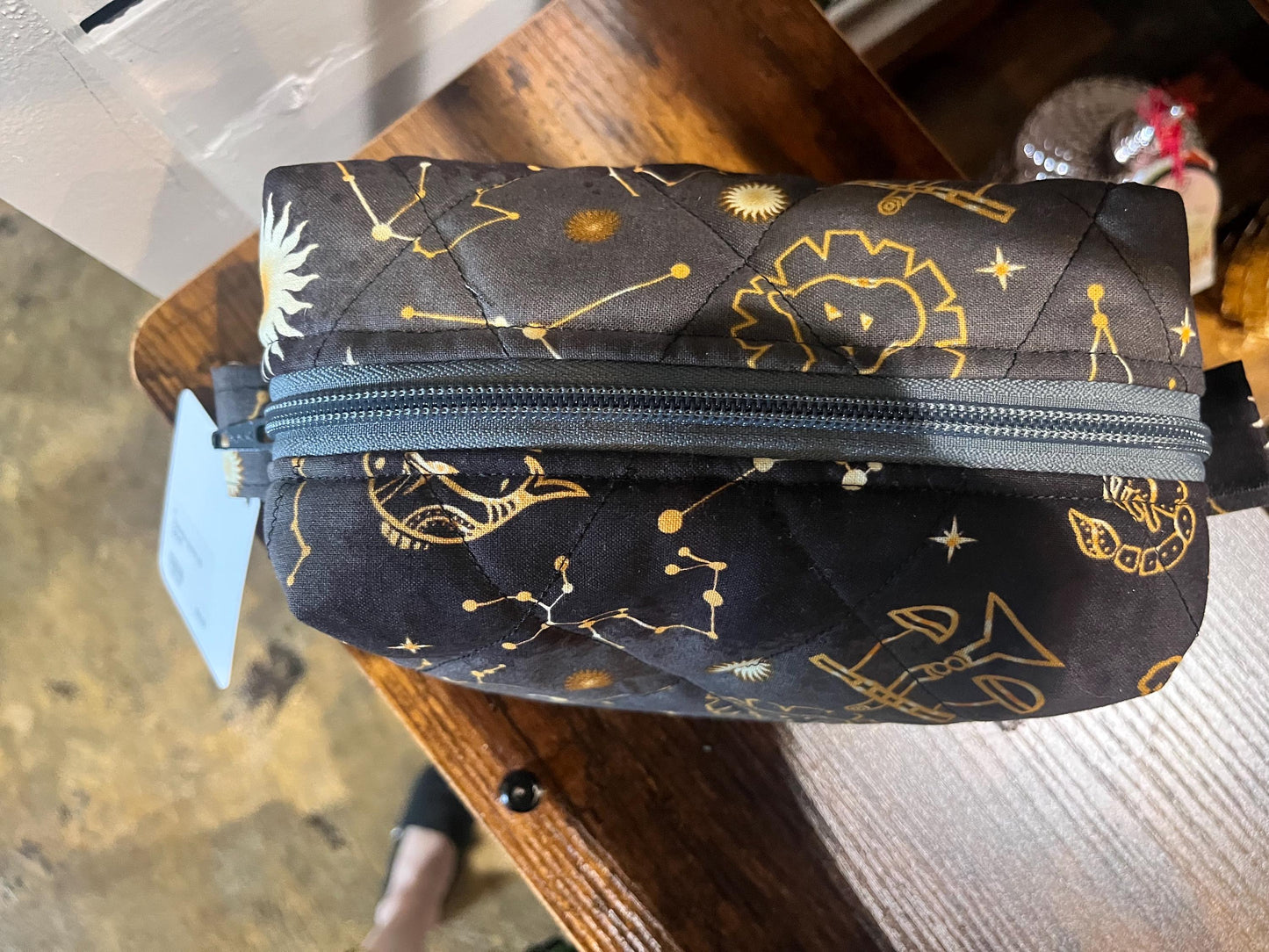 constellation theme zip pouch