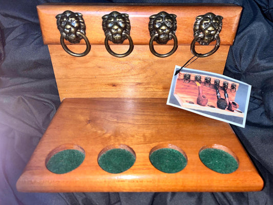 Wooden Pipe rest display