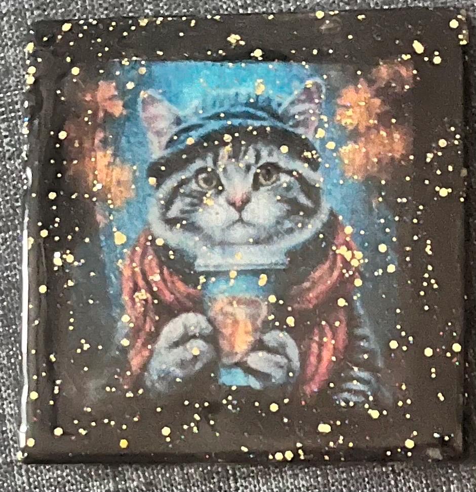 Fall/Halloween coffee kittens  theme coasters
