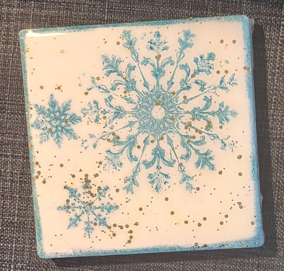 Snowflake theme Coasters