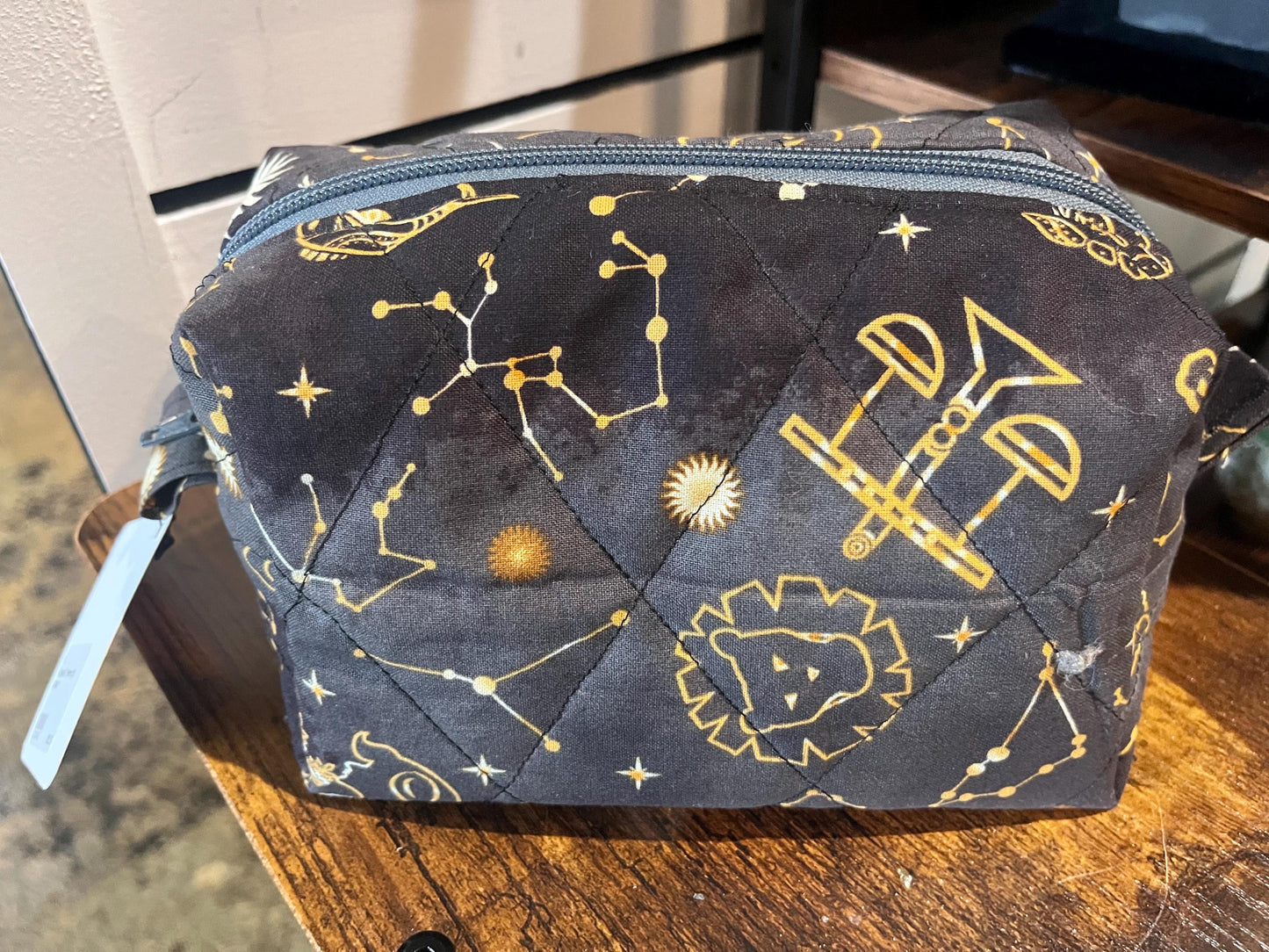 constellation theme zip pouch