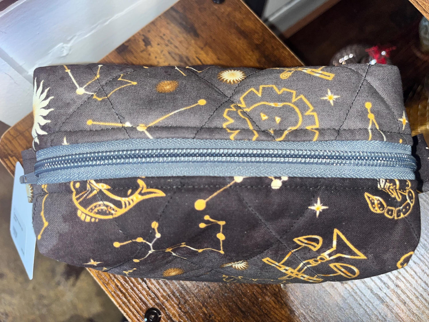constellation theme zip pouch