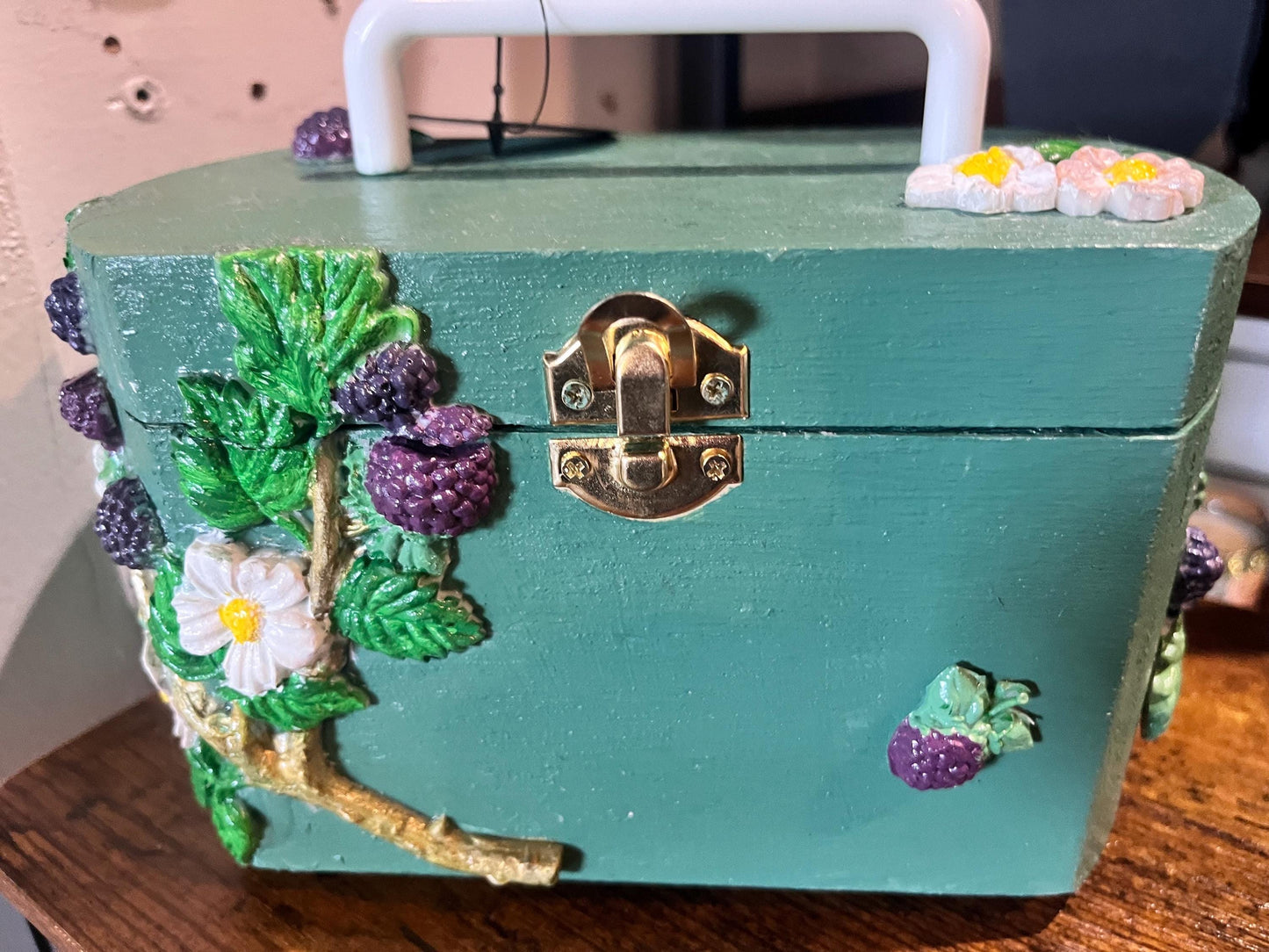 blackberry wood purse