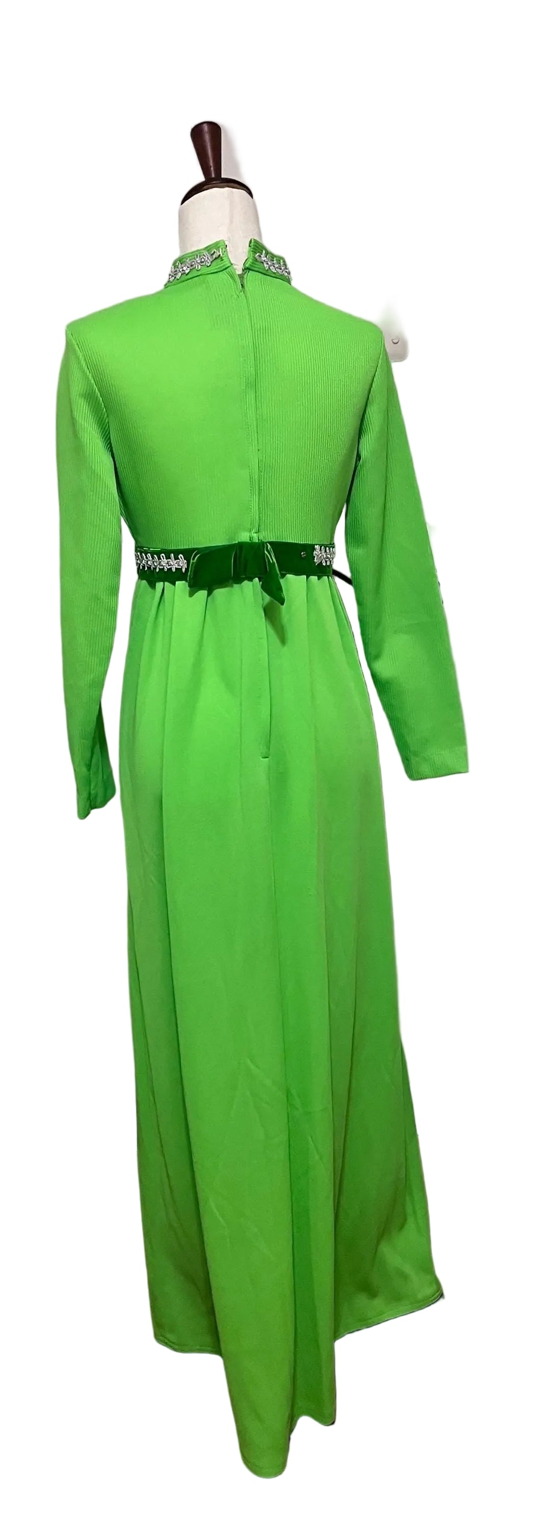 1960’s green polyester dress