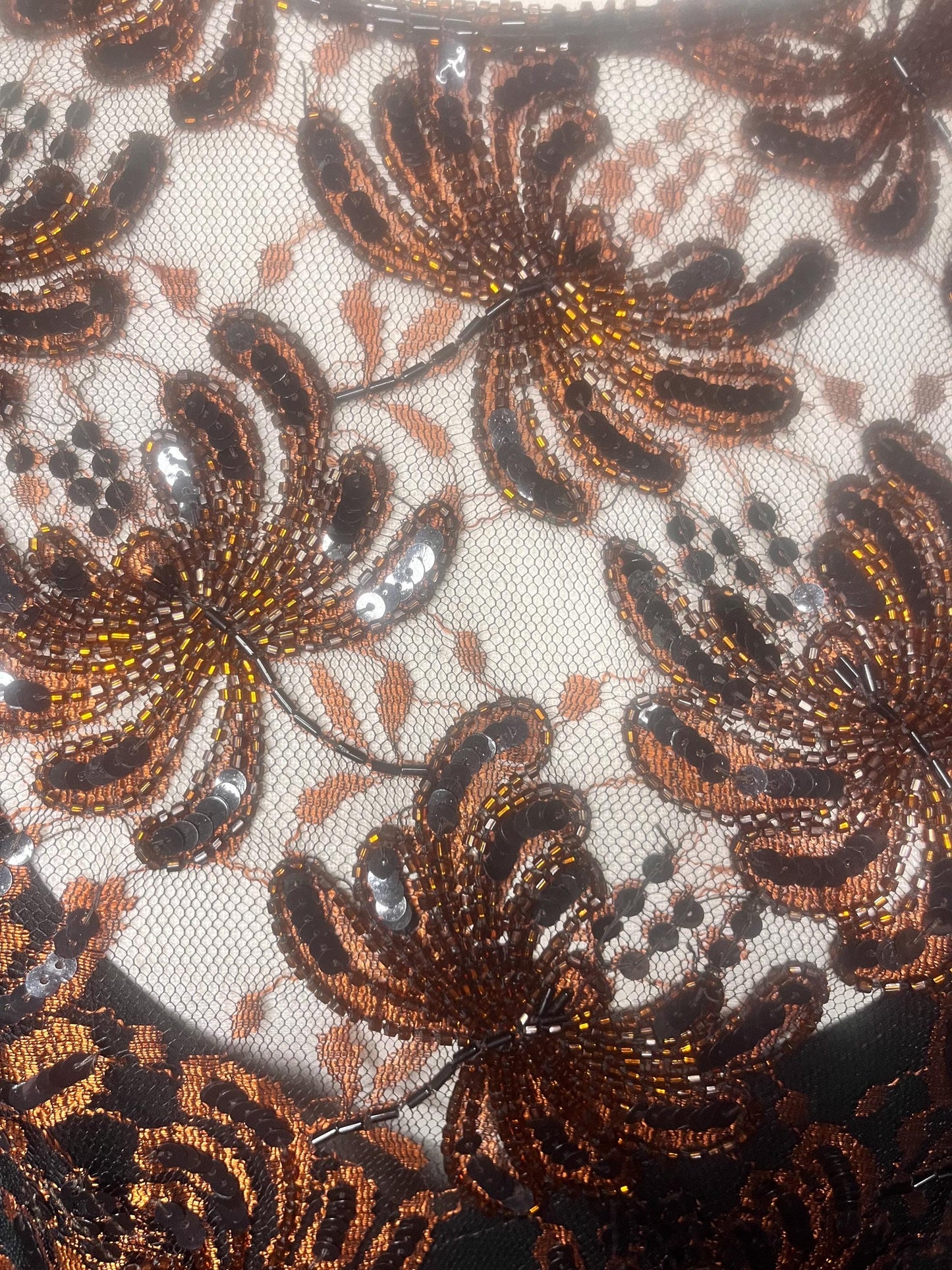Sequin & Beaded Dress by Frank Usher (no tags)