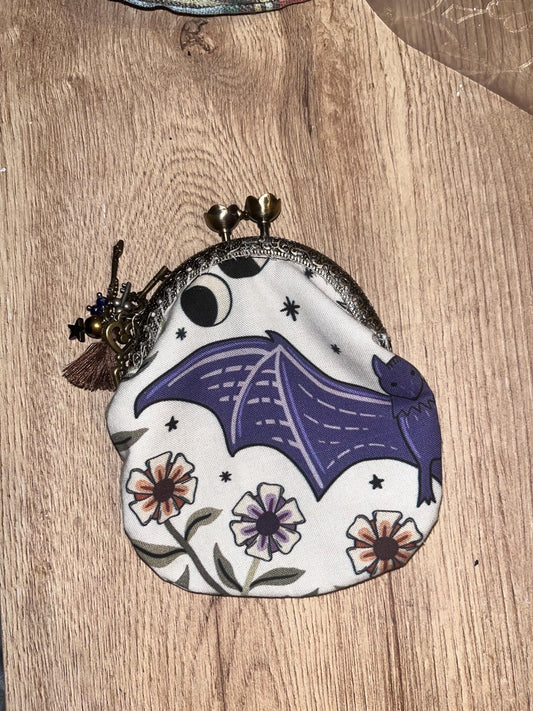 Bat & Moon Coin Purse