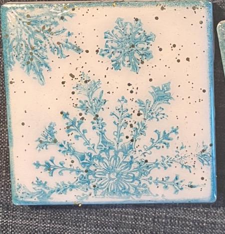Snowflake theme Coasters
