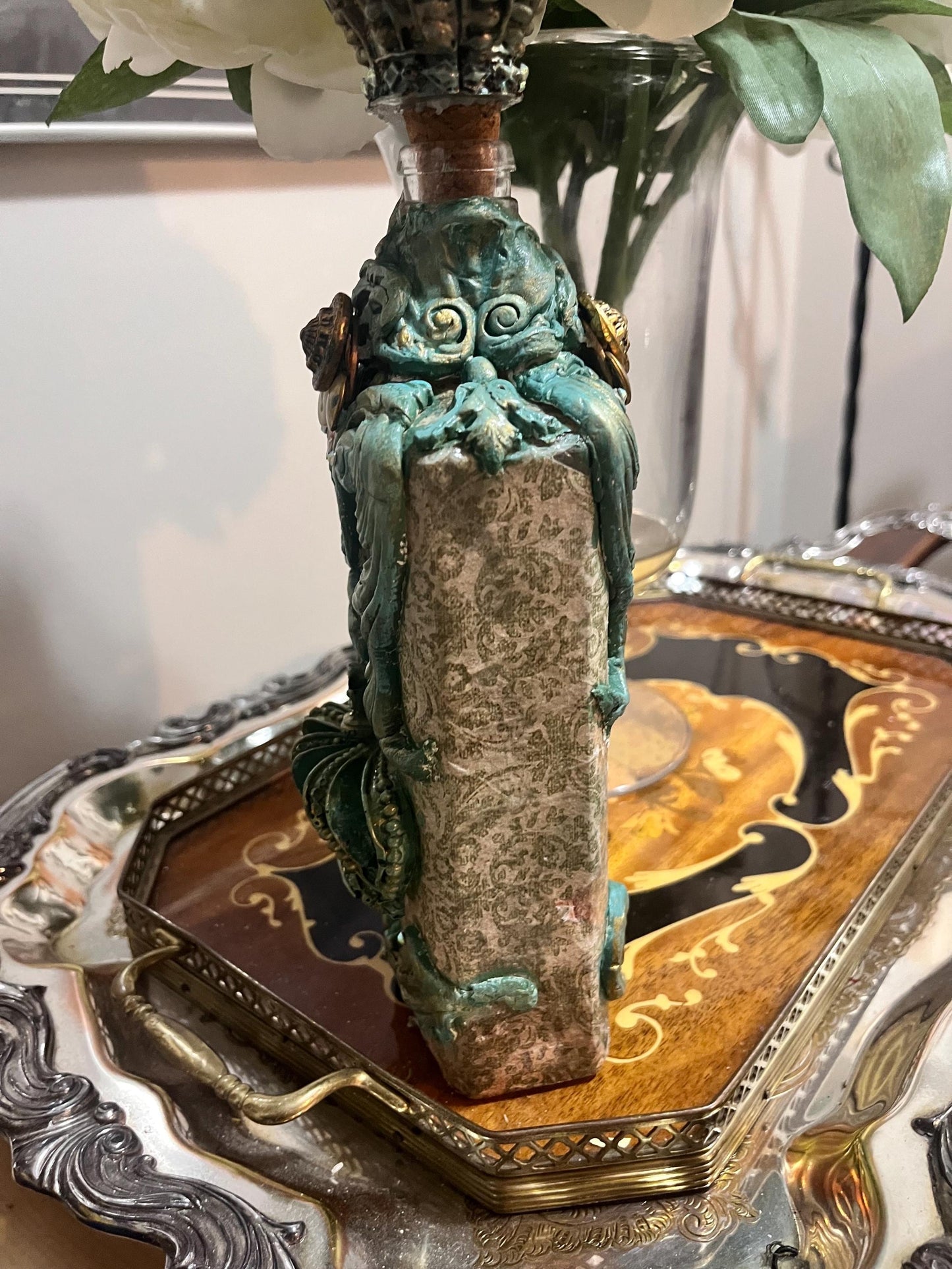Decorative Bottle /home decor/ Handmade/Art