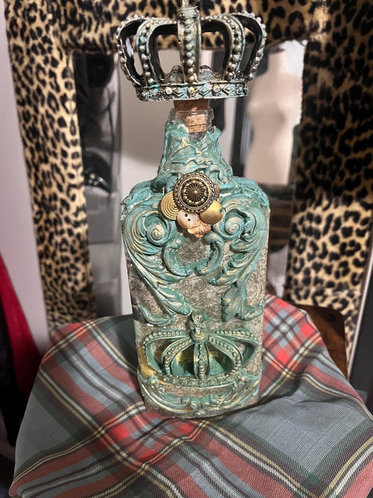 Decorative Bottle /home decor/ Handmade/Art
