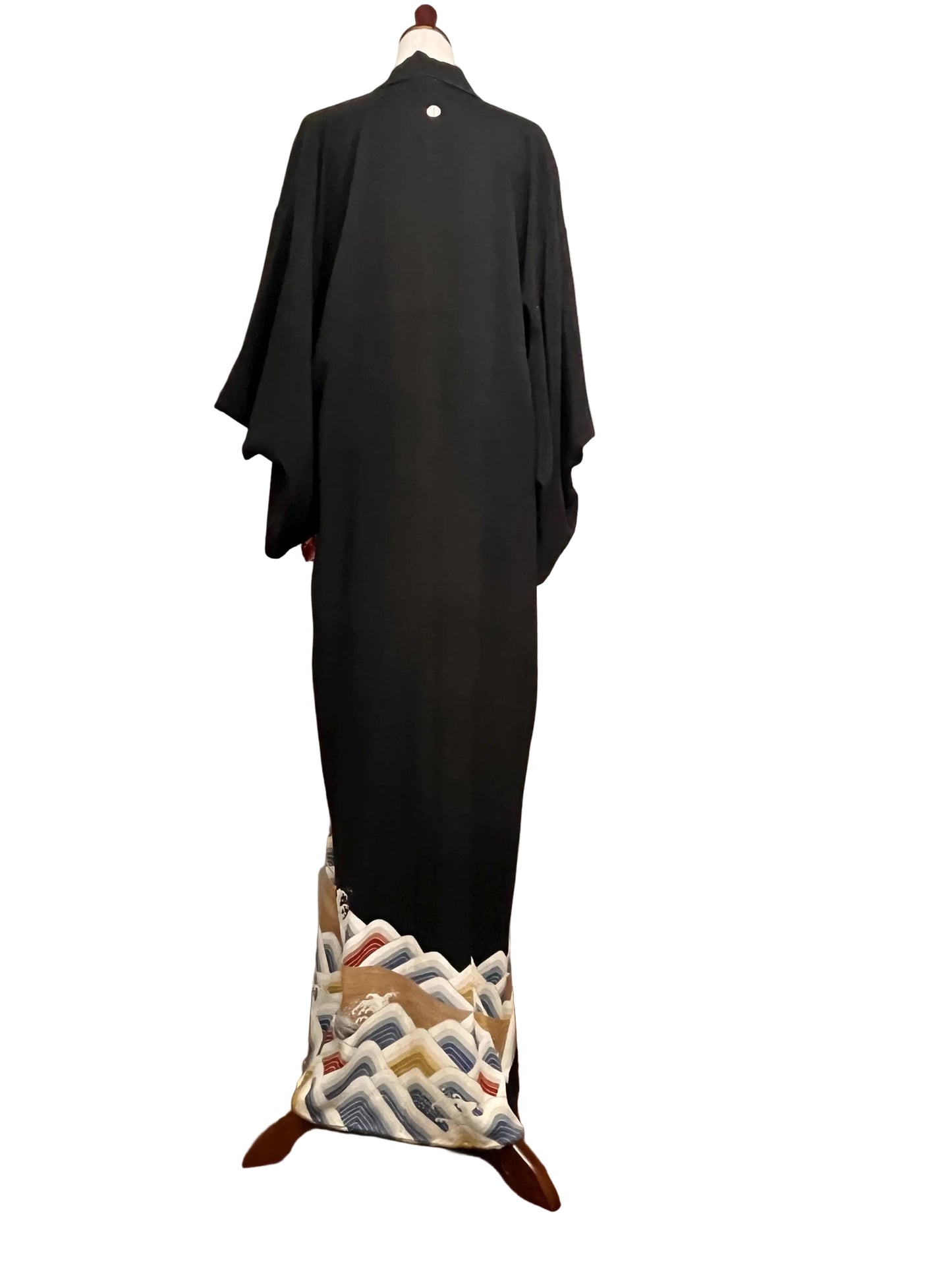 Vintage Silk Crepe Japanese Robe