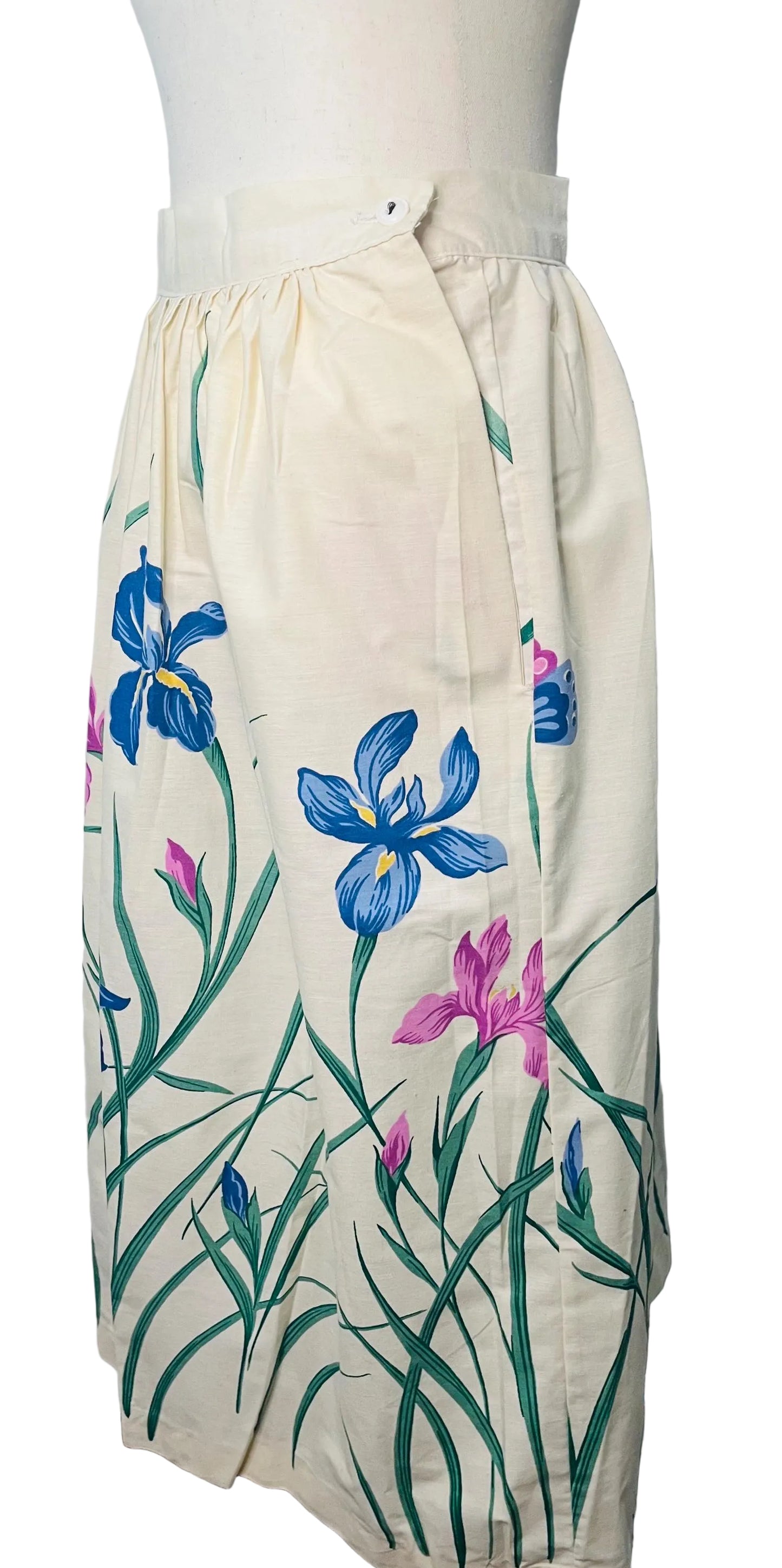 Vintage 1980’s Flower Print Skirt
