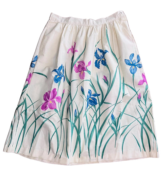 Vintage 1980’s Flower Print Skirt