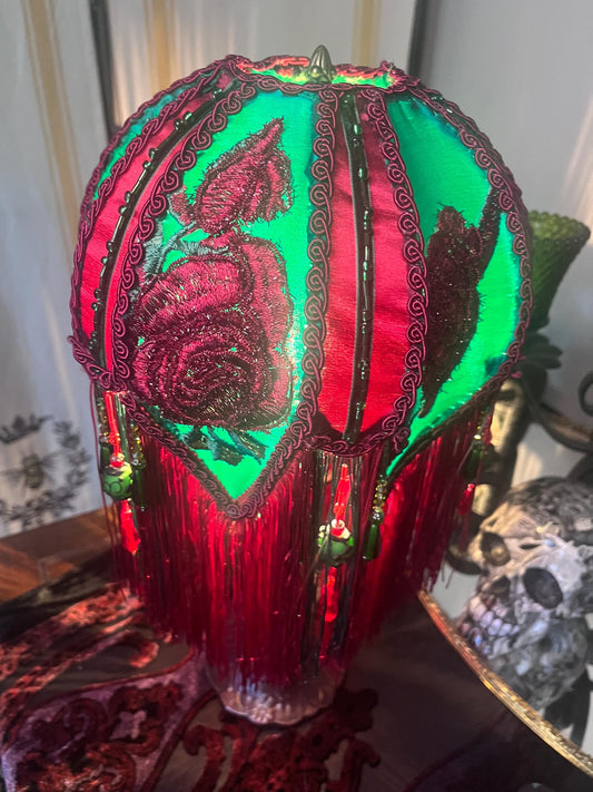 Victorian style Lamp w/Fringe