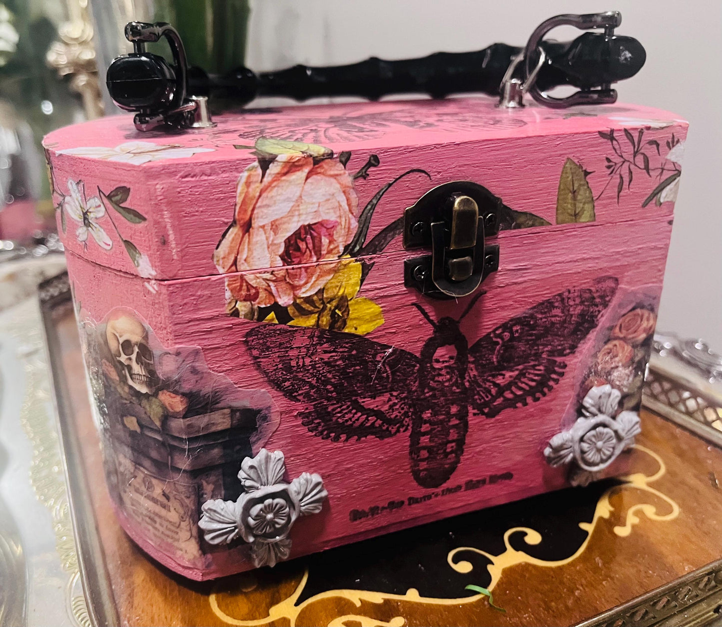 Collaged Box Purse