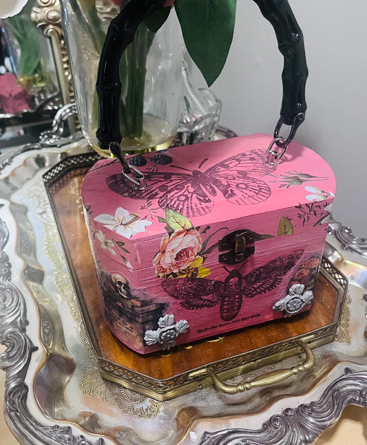 Collaged Box Purse