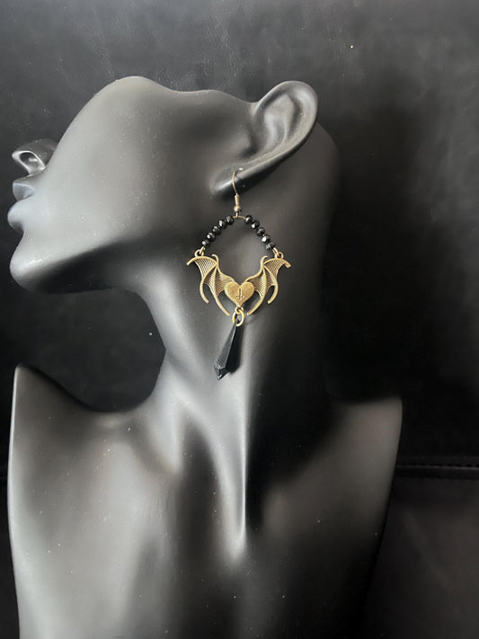 Batwing Earrings