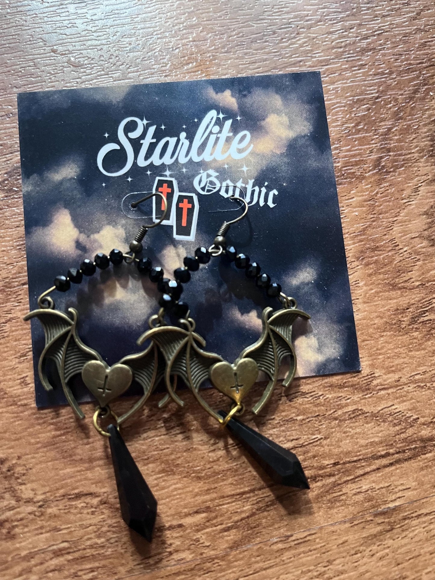 Batwing Earrings