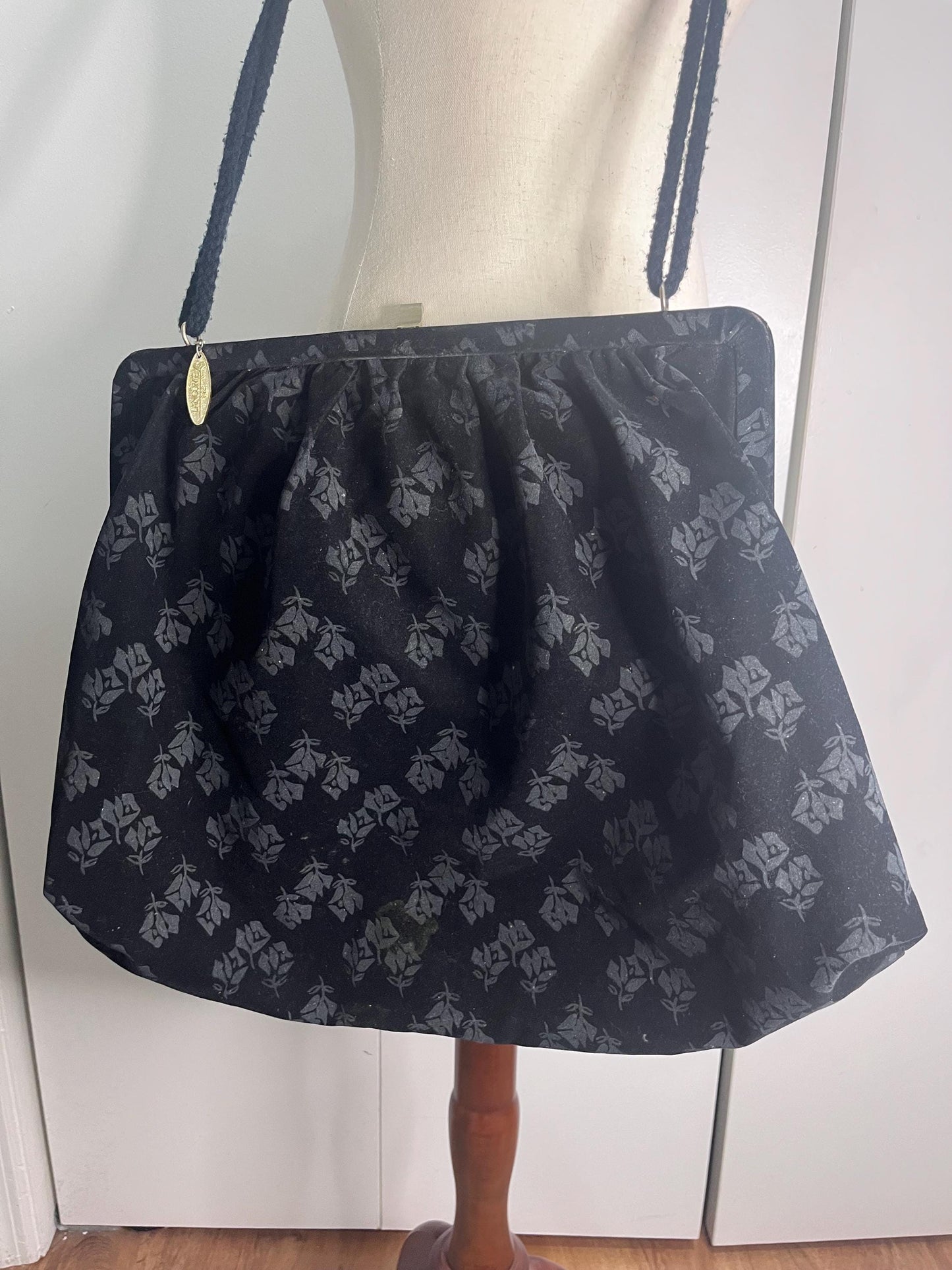 Vintage Lancôme carpet bag